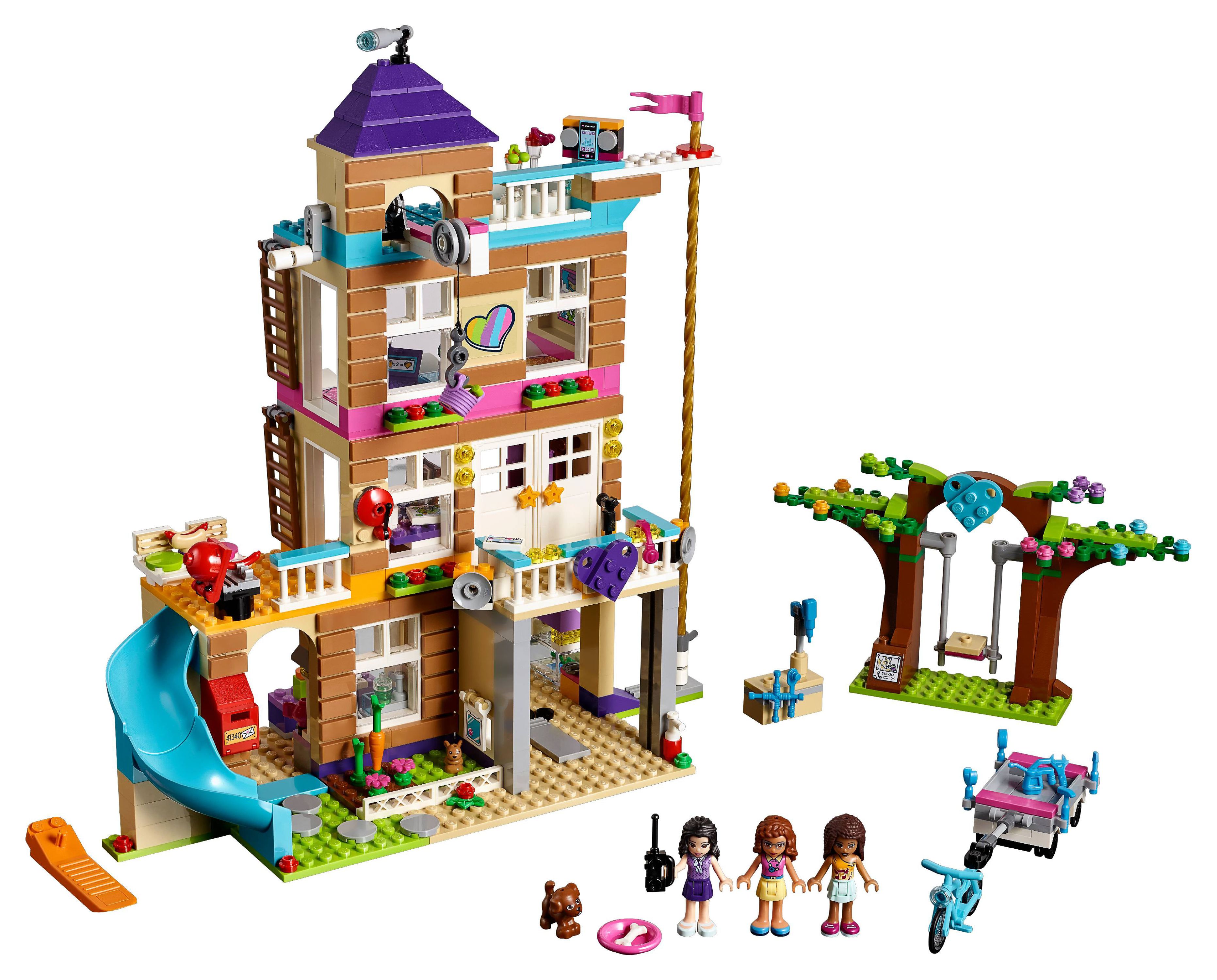 LEGO Friends Friendship House 41340 4-Story Building Set (722 Pieces) - image 3 of 8