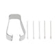 thumbnail image 3 of Puntas de repuesto táctiles 5x con clip para Galaxy Tab White, 3 of 6