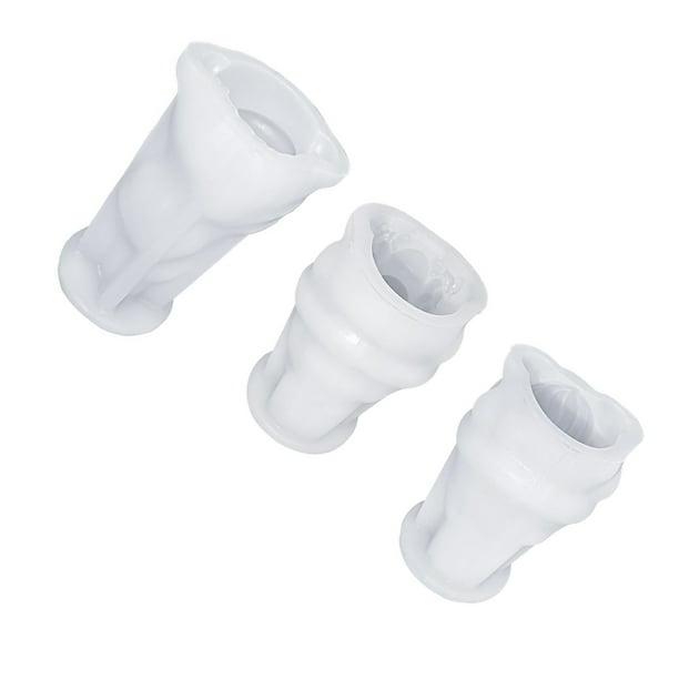 Bewildely Paquete de 3 pack/lote de moldes de silicona de Pascua, Kit de decoración de gnomos DIY, molde de silicona de Pascua de tres piezas Kits para hacer velas