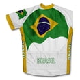 thumbnail image 2 of Brasil Flag Short Sleeve Cycling Jersey  for Women - Size 2XL, 2 of 3