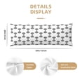 thumbnail image 3 of Lsque Signal Icon Body Pillow Case Cover,Ultra-Soft Microfiber Bed Pillow Cases 20x54 inches,Elegant Bedding,Breathable Durable Pillow Cover with Envelope Closure, 3 of 8
