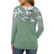 thumbnail image 4 of Sudadera con capucha Onlypuff Trendy Graphic para mujer, color verde menta, 4 of 5
