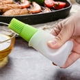 thumbnail image 3 of Cepillo Botella Aceite Silicona Con Escala para Hornear Barbacoa () Verde, 3 of 9