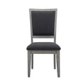 thumbnail image 3 of Steve Silver Whitford Distressed Gray Wood Side Chair, 3 of 7