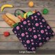 thumbnail image 5 of Fotbe Pink Planets And Stars Bolsa Tote con Estampado para Mujer, Bolsos con Cremallera, Bolsa de Hombro Casual de Gran Capacidad con Bolsillos Internos, 5 of 7