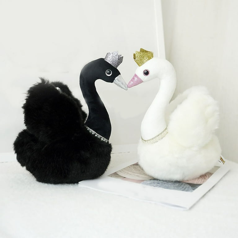 Guanhe Swan Plush Toy (Black Swan) for Kids, Christmas Gifts