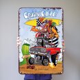 thumbnail image 3 of Placa Metal Vintage Rat Fink Pintura Hierro Rectangular Del Pared 30x40cm, 3 of 9