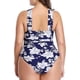 thumbnail image 4 of Trajes de baño para mujer Traje de baño de una pieza con control de abdomen y espalda cruzada al frente Traje de baño, 4 of 5