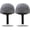 2 Pack, variant on Grey Corner Cobweb Duster  Brush -  Twist- Spider Web Brush Cleaning Tool for Indoor & Outdoor Cleaning, Compatible with Standard Acme Threaded Poles -1 Pack