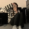 thumbnail image 1 of Pijamas de mujer de primavera y otoño de manga larga 2024 nuevo algodón dulce Hello Kitty Han Fan ropa de casa para niñas traje, 1 of 5