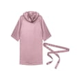 thumbnail image 7 of iEFiEL Mens Satin Nightgown V Neck Short Sleeve Sleepwear Homewear, 7 of 7