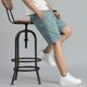 thumbnail image 3 of Pantalones cortos blancos para hombre, de verano, hasta la rodilla, informales, para uso diario, 3 of 5