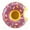 Purple, variant on Donut Shaped Inflatable Drink,Holder Floating Beverage Coaster For Hawaii Themed Pool Parties Beach Bath Decor 7.28x7.28in (Brown)