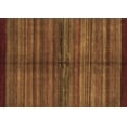 thumbnail image 1 of Ahgly Company Indoor Rectangle Abstract Brown Modern Area Rugs, 2' x 3', 1 of 4