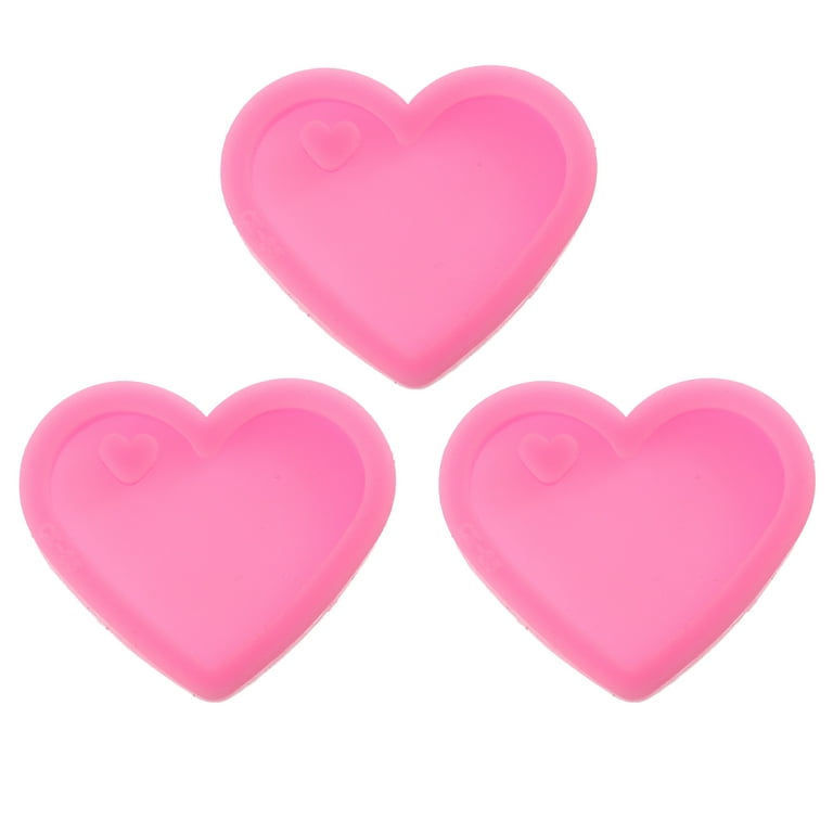 Mold Heart Molds Silicone Keychain Resin Pendant Casting Making