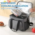 thumbnail image 3 of BN-LINK Soft Cooler Bag, 48 Cans Leakproof Insulated Bag,Portable Insulated Cooling for Lunch, Beach, Drink, Beverage, Travel, Camping,Picnic,Gray, 3 of 6