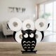 thumbnail image 4 of Owl Shaped Toilet Paper Holder, Black Metal Toilet Frame, 7 Volume Capacity, Soft Cloud Wall Hanging Paper Wall, Funny Bathroom Accessories, 4 of 5