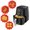 RD, variant on EGNMCR Baking Mats Reusable Gas Fryer Baking Tray Flower Shaped Fryer Tray Pad Baking ma t