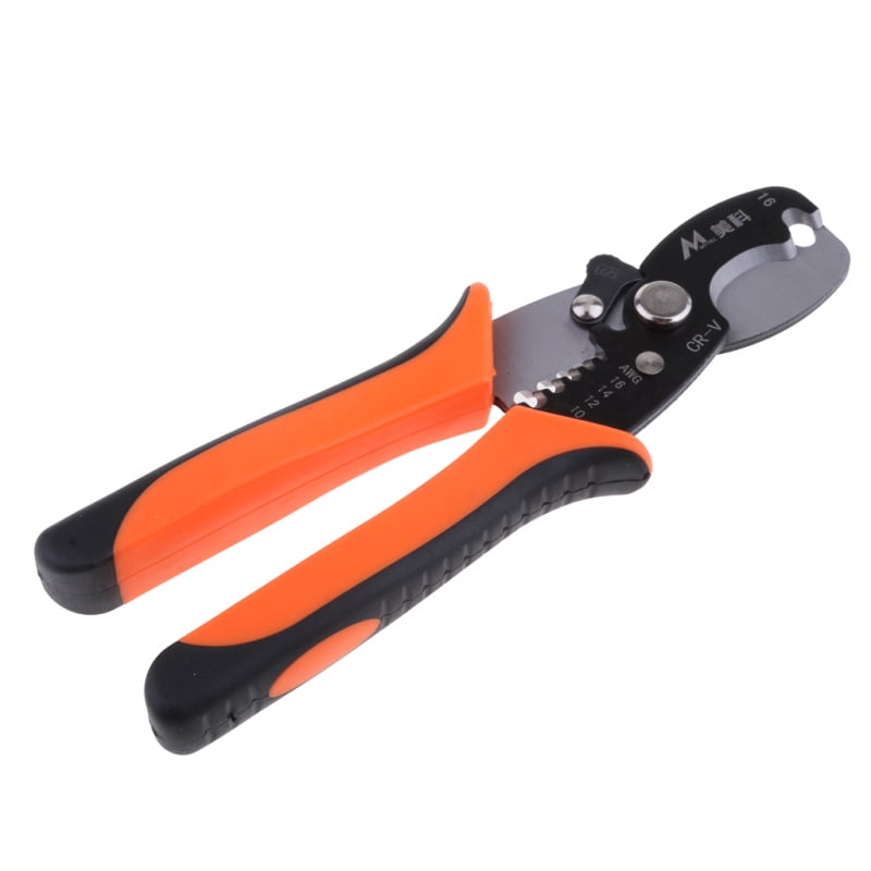 0.6-2.6MM Multifunctional Cable Wire Strippers Pliers Cutter Steel Adjustable, 