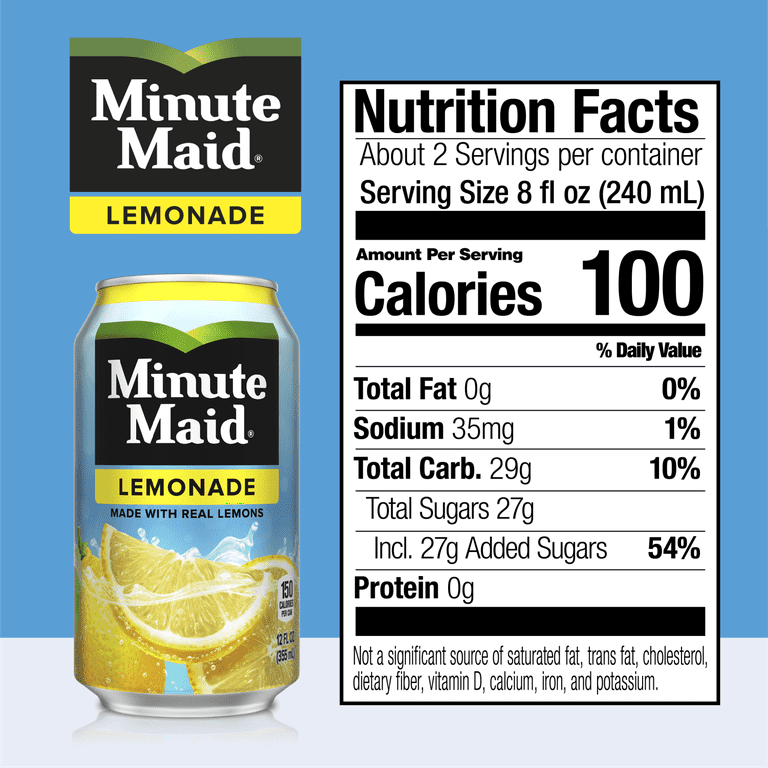 How Much Lemonade Has Minute Maid Sold Year 2023 Minute Maid Lemonade