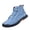 Light Blue_002, variant on Domuza Hand Stitched Leather Men's Chukka Ankle Boots, Classic Lace-Up Mid Top Casual Shoes, Built-In Arch Support Wide Toe Design, Waterproof Non-Slip Durable Sneakers Yellow 5.5 (EU-36)