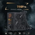thumbnail image 6 of SIEYIO 550W/650W/750W Power Supply DC12V for Gaming Computer with Advanced Heat Manage, 6 of 12