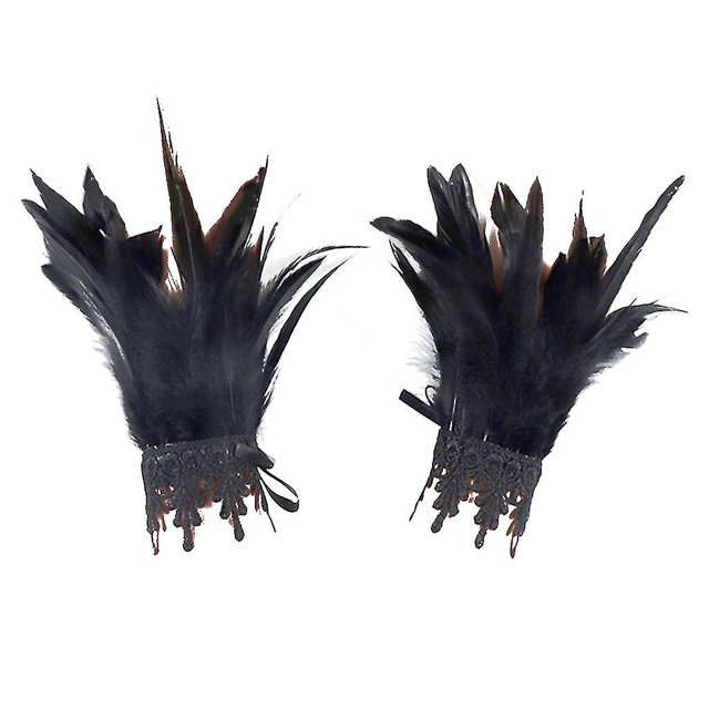 Pulseras de plumas Tobilleras de plumas de moda Pulseras de plumas para mujeres y niñas