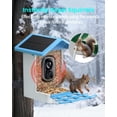 thumbnail image 3 of isYoung Mangeoire Intelligente pour Oiseaux avec Caméra, Résolution 2.5K QHD, AI Identifier 16000+ Oiseaux, AI Auto-Capture & Détection de Mouvement, IP65 Résistant à l'Eau, 3 of 9