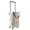 White, variant on Kripyery Grocery Cart with Wheels Collapsible Rolling Shopping Cart 2-in-1 Folding Design Portable Bag Waterproof Stair Climbing Telescoping Trolley Tote Bag