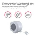 thumbnail image 2 of Double Line 13m Outdoor Retractable Washing Line, 2 of 8