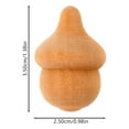 thumbnail image 4 of 20 Pcs Unfinished Wooden Acorns for Crafts, Art Projects, Doll Making, Home Decoration, Ornaments, and Wooden Peg Doll Accessories, 4 of 6