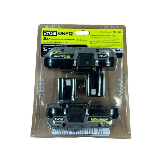 18-Volt ONE  HP Lithium-Ion 2-Pack 2.0 Ah Batteries