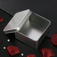 Tersarium Matte Square Empty Tin for Store Spices Candies Tea Gift