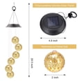 thumbnail image 4 of Campanillas de viento solares HEGUD, luces LED que cambian de color, 4 of 8