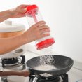 thumbnail image 1 of serony Flour Sieve Handheld Cooking Kitchen Icing Sugar Wide Mouth Plastic Baking Tool Cup-Shaped Large Capacity Colanders for Home Black, 1 of 8