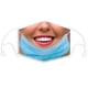 thumbnail image 1 of Mascarilla facial imitada con impresión 3D humana, transpirable, reutilizable, 1 of 1