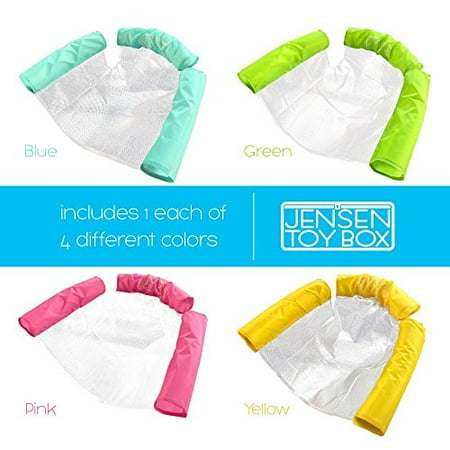 0.5 Wood Float (Pool Noodle Floating Mesh Sling Chairs for Kids Awesome Pool Water Toy ? Great for Lakes and Rivers Too! Your Child Will love These Colorful)