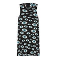 thumbnail image 3 of Evil Eye Spring Summer Dresses for Women Fashion T-shirt Dress Casual Sleeveless Loose Sundress with Pockets, 3 of 5
