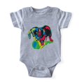 thumbnail image 1 of CafePress - Dachshund - Cute Infant Baby Football Bodysuit, 1 of 1