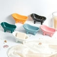 thumbnail image 4 of 1piece 5.6"Ceramic Mini Bathtub Soap Dish Small Planter Makeup Organizer Container -Multicolor (Excluding soap), 4 of 6