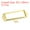 Gold Tone, variant on 83x30mm Drawer Tag Label Metal Label Holder File Tag Frames Bronze Tone 10 Pack