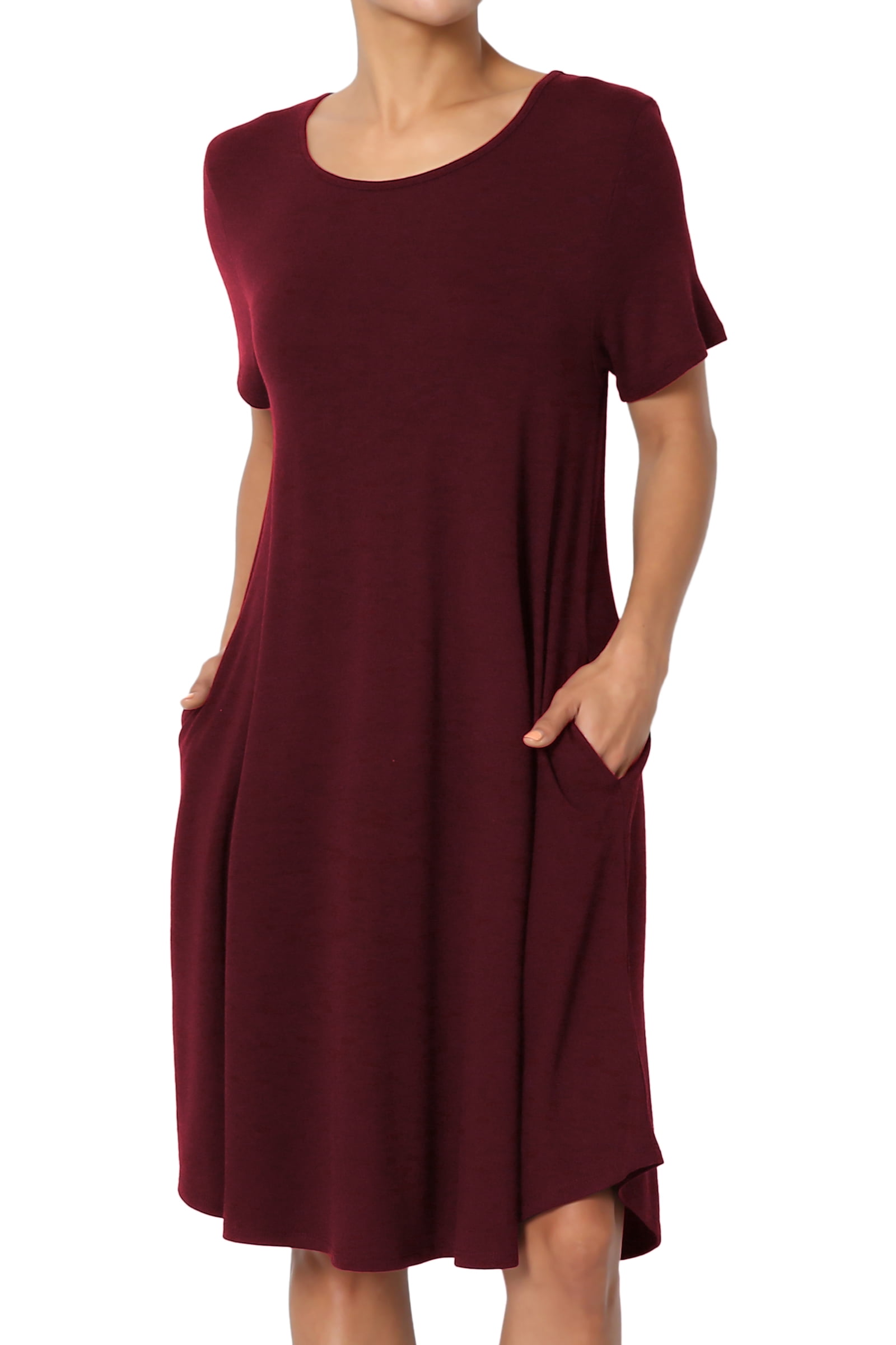 jersey knit t shirt dress