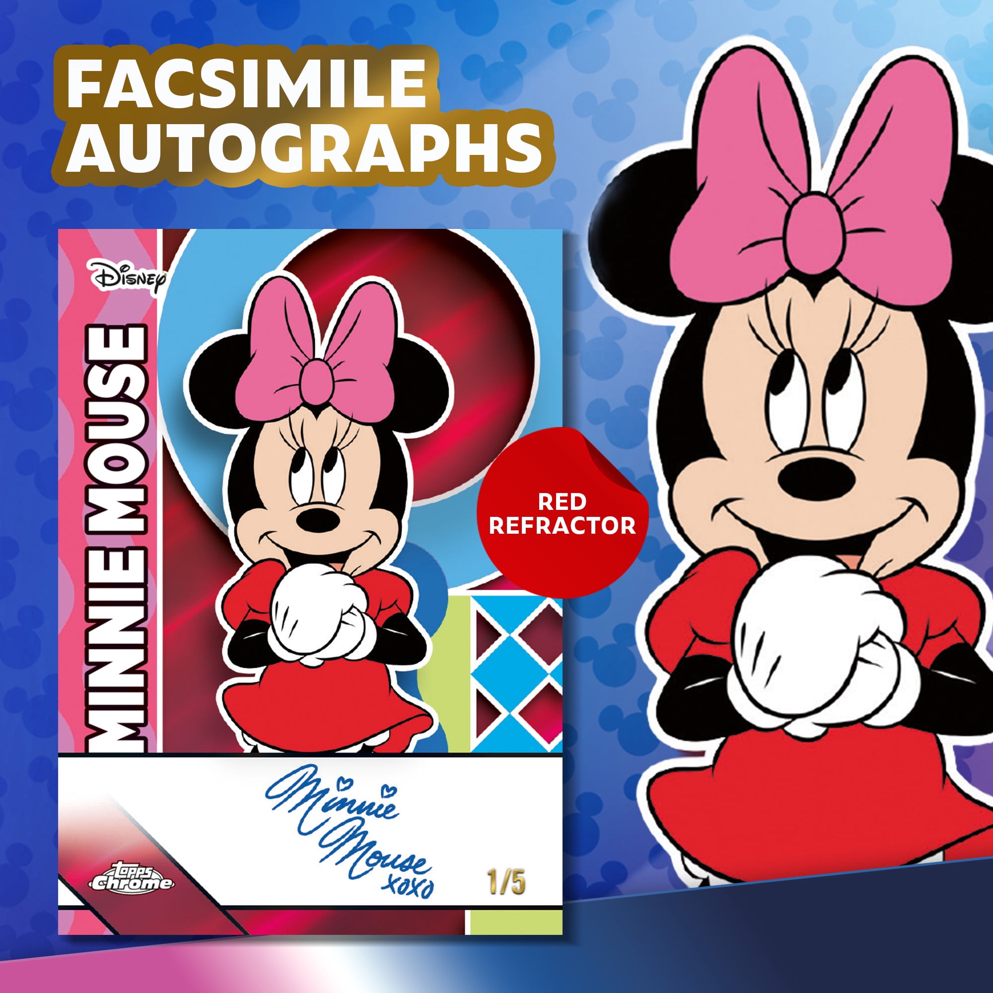 2026 Topps Chrome Disney - Factory Sealed - Mega Box