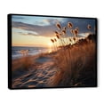 thumbnail image 2 of Designart "A Mesmerizing Golden Sands wall art XVII" Landscapes Floater Framed Canvas Print, 2 of 7
