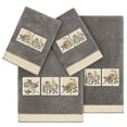 thumbnail image 5 of Authentic Hotel and Spa  Turkish Cotton Belinda 4PC Towel Set Charcoal, 5 of 5