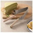 thumbnail image 4 of Professional Stainless Steel Cake Slicer - Triangle Cutter & Separator For Perfect Slices, Ideal For Desserts, Birthday Parties, Pizza & Cheesecakes, 4 of 5