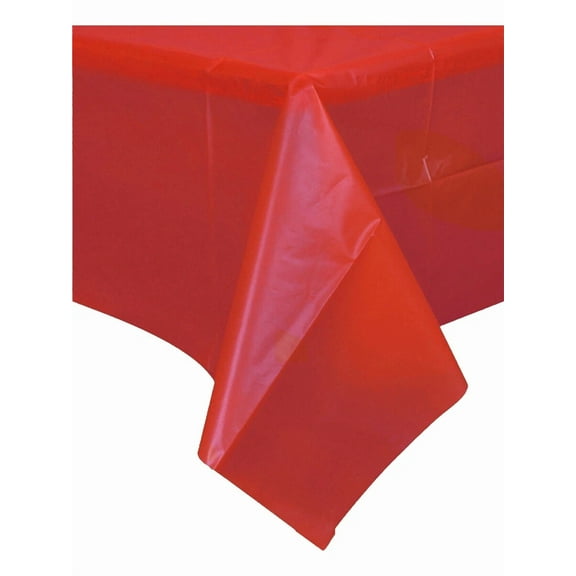 Red Birthday Halloween Party Decoration Plastic Table Cloth Cover