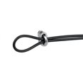 thumbnail image 2 of 16pcs Cable Clamps Wire Rope Clamp 3mm, U Bolt Cable Clip Cable Ties, Stainless Steel, Cable Clamp Saddle, Cable Clamps, 2 of 5