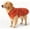 Orange, variant on Dog Winter Coat with Fleece Lining and Reflective Stand Collar for Medium and Large Breeds