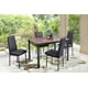 thumbnail image 1 of Comedor Troya MOBILKRAFT 4 Sillas Tubular Cubierta de PVC Modelo Troya PVC Estilo Clasico Negro, 1 of 4